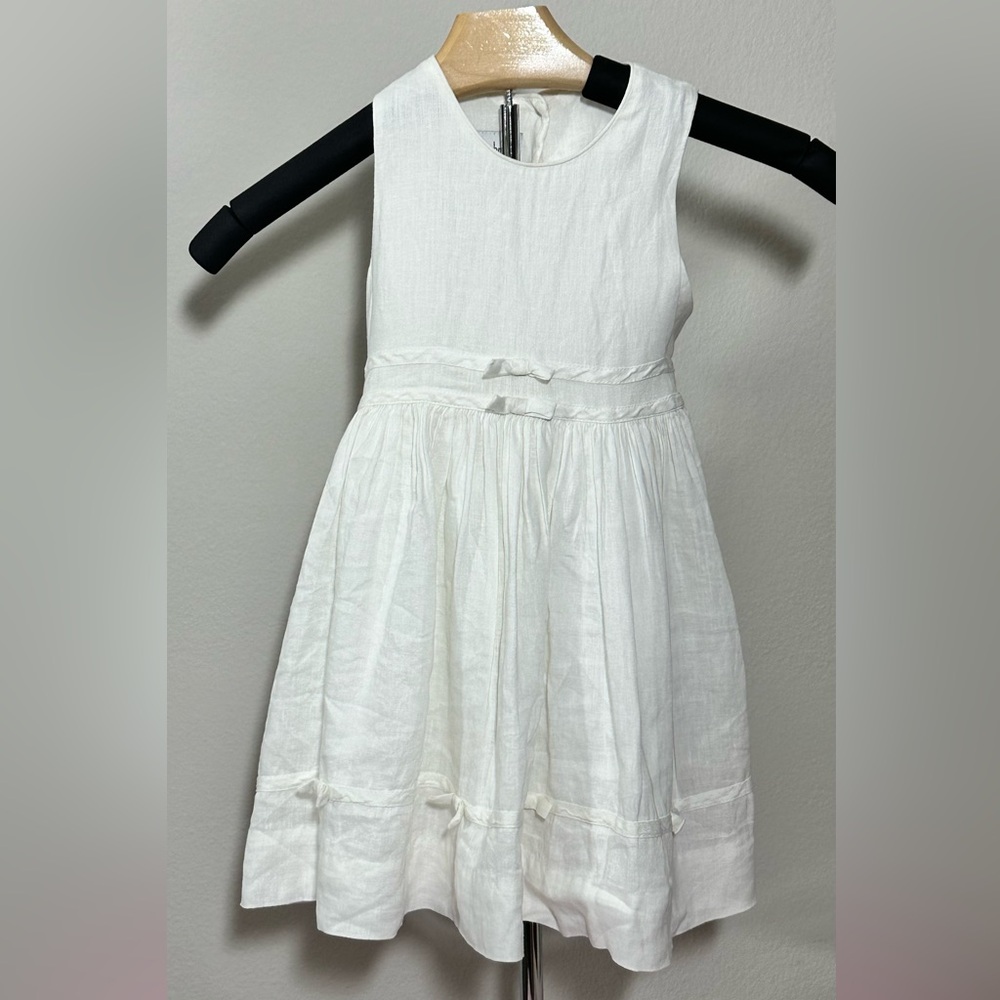 Toddler Girl Party Dress Frances Johnston -Size 2 T - Linen